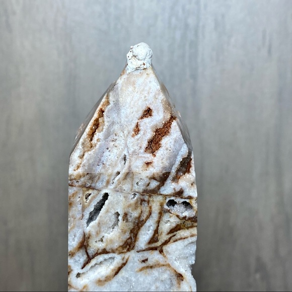 Sphalerite Druzy Crystal Stone Tower Point - Picture 6 of 8